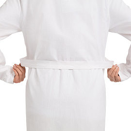 Халат рабочий у02-ХЛ женский белый (размер 40-42, рост 170-176)