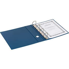 Папка на 4-х кольцах Bantex (Attache Selection) коллекция Strong A4 60 мм синяя до 400 листов фото Папка на 4-х кольцах Bantex (Attache Selection) коллекция Strong A4 60 мм синяя до 400 листов