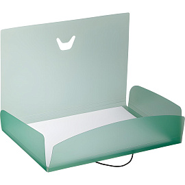 Папка на резинке Attache Rainbow Style А4 15 мм пластиковая до 200 листов зеленая (толщина обложки 0.45 мм)