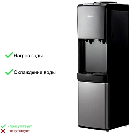 Кулер для воды Vatten V42NE черный (нагрев и охлаждение) фото Кулер для воды Vatten V42NE черный (нагрев и охлаждение)