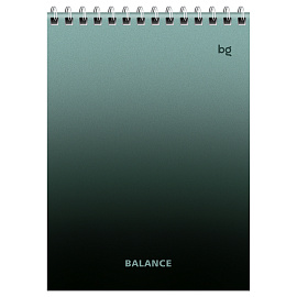 Блокнот А5 40л. на гребне BG "Моноколор. Баланс