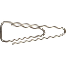 Скрепки канцелярские 25 мм Attache металлические никелированные (100 штук в упаковке)