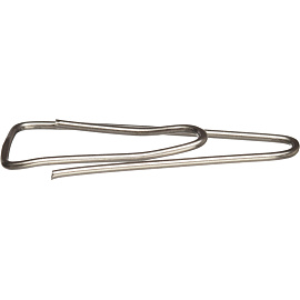 Скрепки канцелярские 25 мм Attache металлические никелированные (100 штук в упаковке)