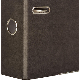 Папка-регистратор Attache ПБП1 75 мм чёрная бумага с защитным уголком