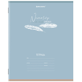 Тетрадь 24 л. BRAUBERG клетка, обложка картон, "PASTEL", 106486