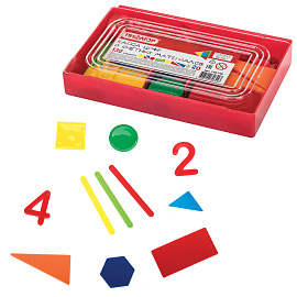 Касса цифр и счетных материалов 132 элемента, пенал, ПИФАГОР, 106146 фото Касса цифр и счетных материалов 132 элемента, пенал, ПИФАГОР, 106146