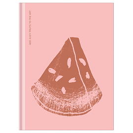 Бизнес-блокнот А6, 80л., BG "Juicy fruits", soft-touch ламинация