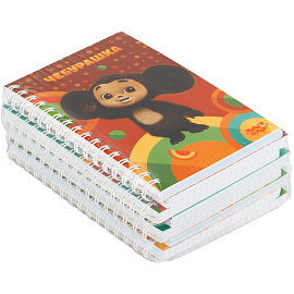 Записная книжка А6 80л. на гребне Мульти-Пульти "Чебурашка фото Записная книжка А6 80л. на гребне Мульти-Пульти "Чебурашка