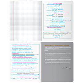 Тетрадь предметная 48л. BG "Угадай кто" - Химия, матовая ламинация, выб. лак