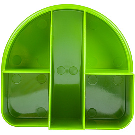 Подставка-органайзер для канцелярских принадлежностей Attache Fantasy 5 отделений зеленая 10.8x13.2x12.2 см