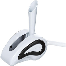 Ручка шариковая на подставке Attache цвет чернил синий с пружиной (толщина линии 0,5 мм, белый корпус)