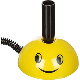 Ручка шариковая на подставке Attache Smile цвет чернил синий с пружиной (толщина линии 0,5 мм)