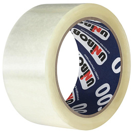 Клейкая лента упаковочная Unibob 400 48 мм x 66 м 40 мкм прозрачная фото Клейкая лента упаковочная Unibob 400 48 мм x 66 м 40 мкм прозрачная