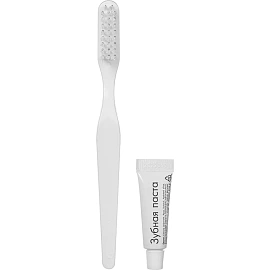 Набор зубной Hotel картон (зубная щётка, зубная паста, 200 штук в упаковке)