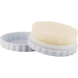 Губка для обуви круглая флоупак (100 штук в упаковке)