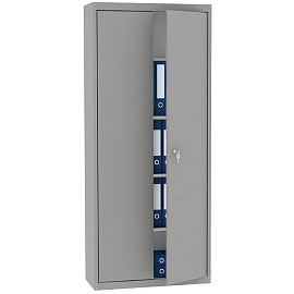 Шкаф металлический (архивный) для документов ШМС-435 (серый, 800x350x1880 мм)