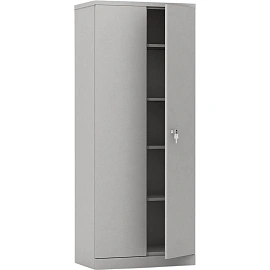Шкаф металлический (архивный) для документов ШМС-435 (серый, 800x350x1880 мм)