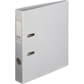 Папка-регистратор Bantex (Attache Selection) коллекция Strong 50 мм серая ПВХ с технологией Strong Line