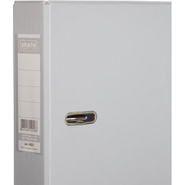 Папка-регистратор Bantex (Attache Selection) коллекция Strong 50 мм серая ПВХ с технологией Strong Line