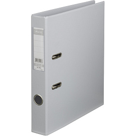 Папка-регистратор Bantex (Attache Selection) коллекция Strong 50 мм серая ПВХ с технологией Strong Line