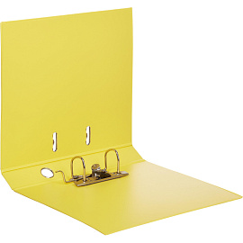 Папка-регистратор Bantex (Attache Selection) коллекция Strong 50 мм жёлтая ПВХ с технологией Strong Line