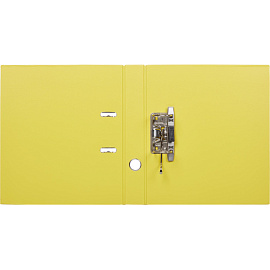 Папка-регистратор Bantex (Attache Selection) коллекция Strong 50 мм жёлтая ПВХ с технологией Strong Line