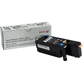 Картридж лазерный Xerox 106R02760 голубой оригинальный