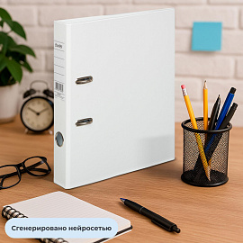 Папка-регистратор Bantex (Attache Selection) коллекция Strong 50 мм белая ПВХ с технологией Strong Line