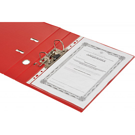 Папка-регистратор Bantex (Attache Selection) коллекция Strong 50 мм красная ПВХ с технологией Strong Line