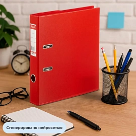 Папка-регистратор Bantex (Attache Selection) коллекция Strong 50 мм красная ПВХ с технологией Strong Line