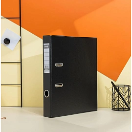 Папка-регистратор Bantex (Attache Selection) коллекция Strong 50 мм чёрная ПВХ с технологией Strong Line