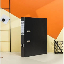 Папка-регистратор Bantex (Attache Selection) коллекция Strong 50 мм чёрная ПВХ с технологией Strong Line