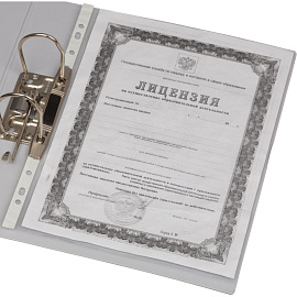 Папка-регистратор Bantex (Attache Selection) коллекция Strong 70 мм серая ПВХ с технологией Strong Line