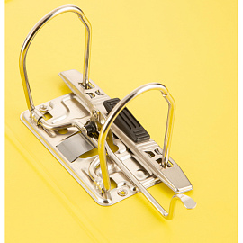 Папка-регистратор Attache Selection коллекция Strong 70 мм жёлтая ПВХ с технологией Strong Line