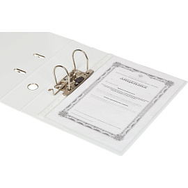 Папка-регистратор Bantex (Attache Selection) коллекция Strong 70 мм белая ПВХ с технологией Strong Line