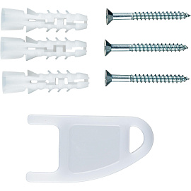 Дозатор для жидкого мыла механический Luscan Professional пластик бело-серый 0.5 л