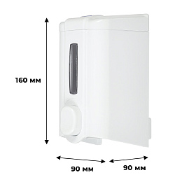 Дозатор для жидкого мыла механический Luscan Professional пластик 0.5 л