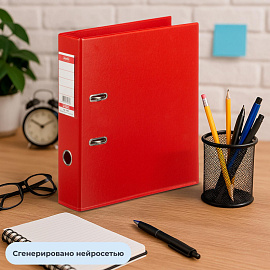 Папка-регистратор Bantex (Attache Selection) коллекция Strong 70 мм красная ПВХ с технологией Strong Line