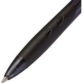 Ручка шариковая автоматическая Pilot BPRG-10R-F Rex Grip черная (толщина линии 0.22 мм)