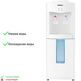 Кулер для воды HotFrost V118 E белый (нагрев и охлаждение)
