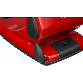 Дырокол Sax 618 до 65 листов красный с линейкой