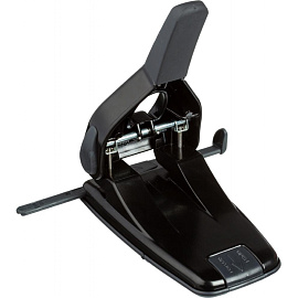 Дырокол Sax 618 до 65 листов черный с линейкой фото Дырокол Sax 618 до 65 листов черный с линейкой