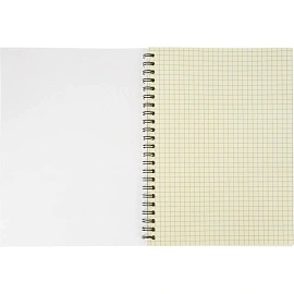 Бизнес-тетрадь Attache Selection А5 60 листов желтая в клетку на спирали (150х215 мм)