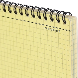 Блокнот Attache Selection А5 60 листов желтый в клетку на спирали (145х207 мм)