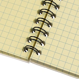 Блокнот Attache Selection А5 60 листов желтый в клетку на спирали (145х207 мм)