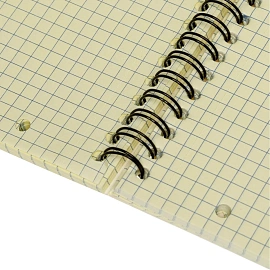 Блокнот Attache Selection А4 80 листов желтый в клетку на спирали (305х205 мм)