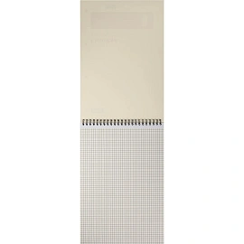 Блокнот Attache Selection Clear Pad А4 80 листов без линовки белый на спирали (205х305 мм)