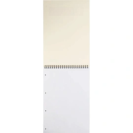 Блокнот Attache Selection Clear Pad А4 80 листов без линовки белый на спирали (205х305 мм)