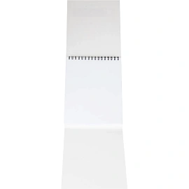 Блокнот Attache Selection Clear Pad А5 80 листов без линовки белый на спирали (145х215 мм)