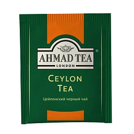 Чай черный Ahmad Tea Ceylon 100 пакетиков фото Чай черный Ahmad Tea Ceylon 100 пакетиков